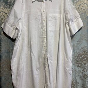 Old Navy White Midi Dress